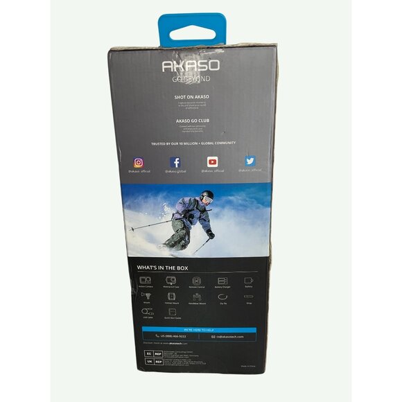 Akaso Brave 7 LE Action Camera Touch Screen EIS 2.0 Zoom Waterproof (damaged) - Picture 5 of 5